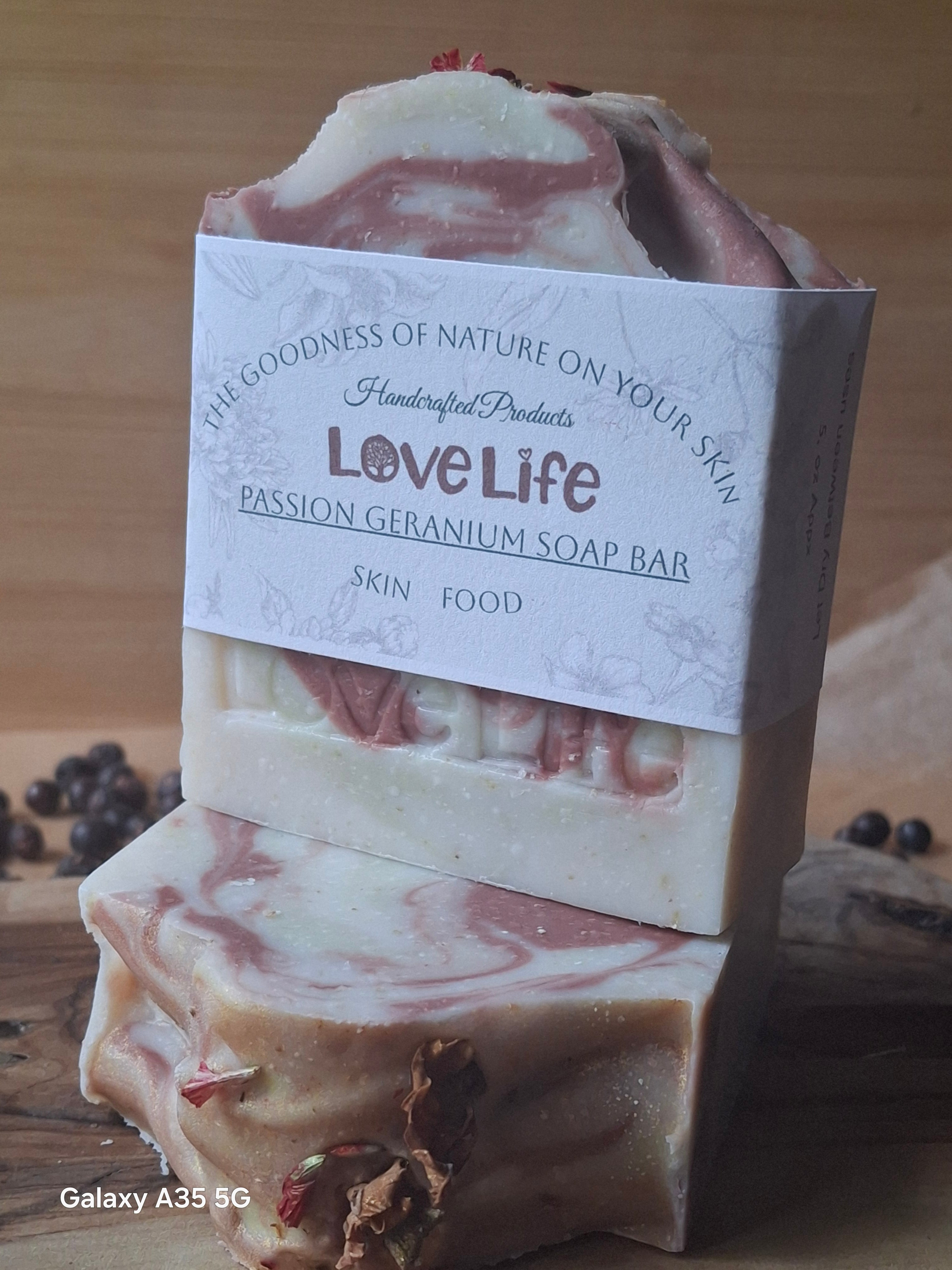 J Passion Geranium Soap Bar